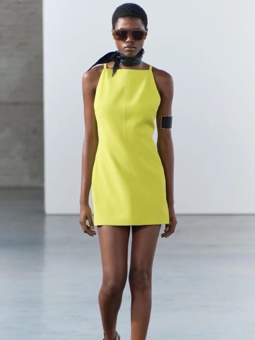 ZARA Lime Mini Dress